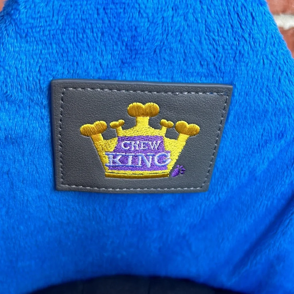 Chew King Small Pet Royal Blue Crown Pet Bed